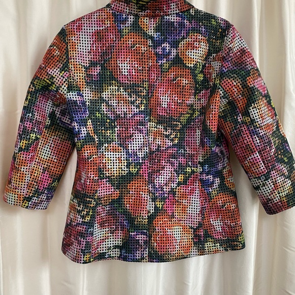 WORTH NEW YORK colorful abstract jacket.  size 8 - Picture 3 of 14